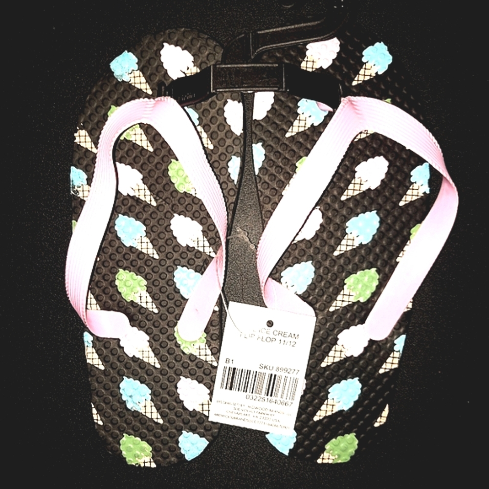 Girls Ice-cream Flip Flops! 🍦 Size 11/12